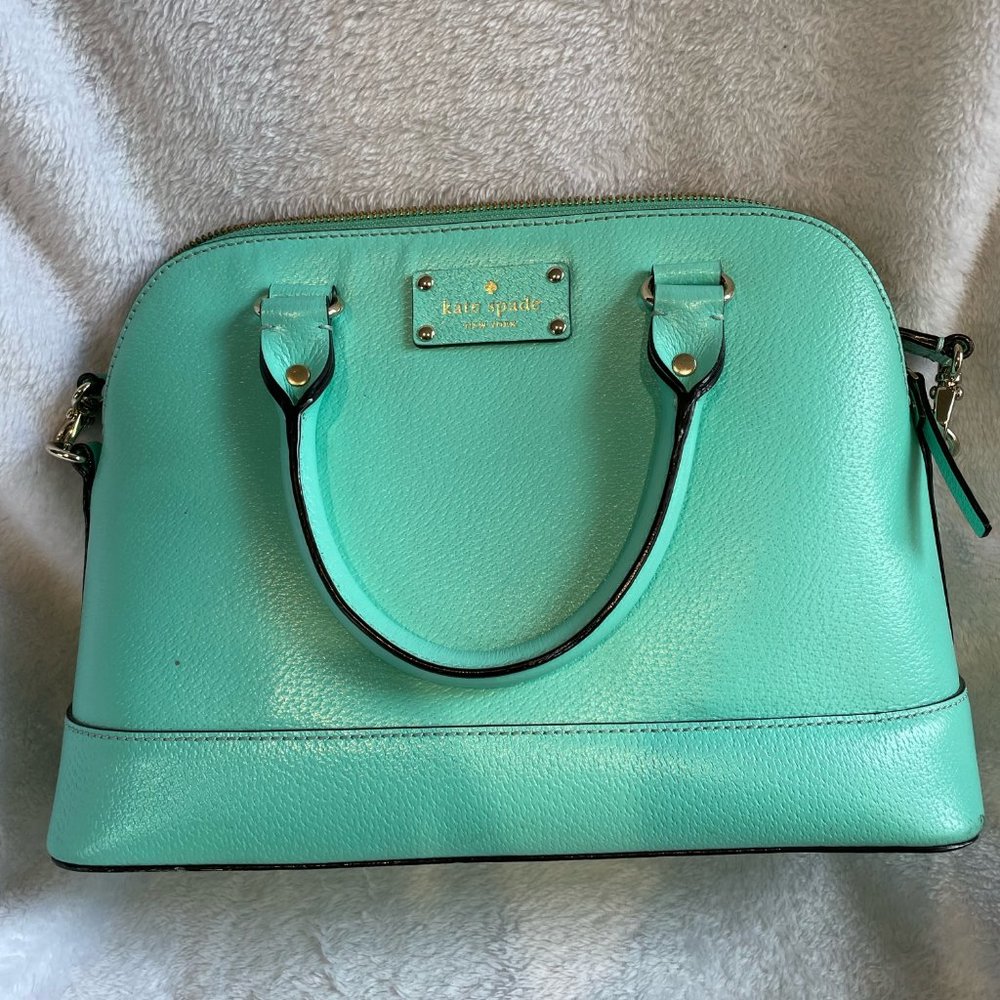 Light Blue New York Kate Spade Slyvia Dome Handbag